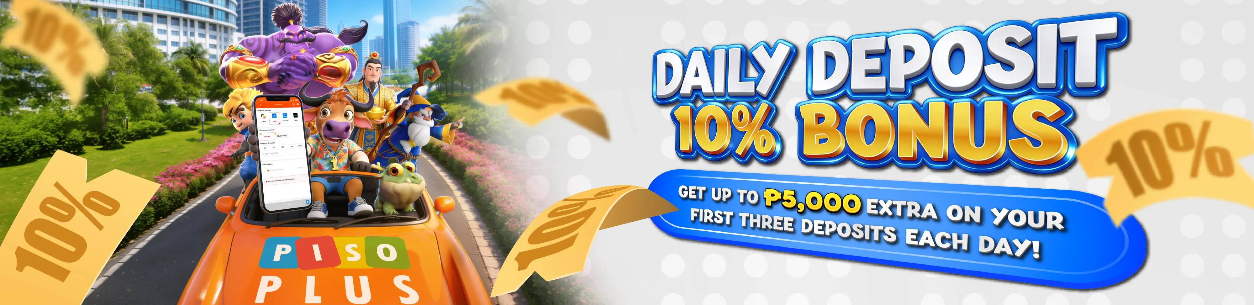 DAILY DEPOSIT BONUS BANNER