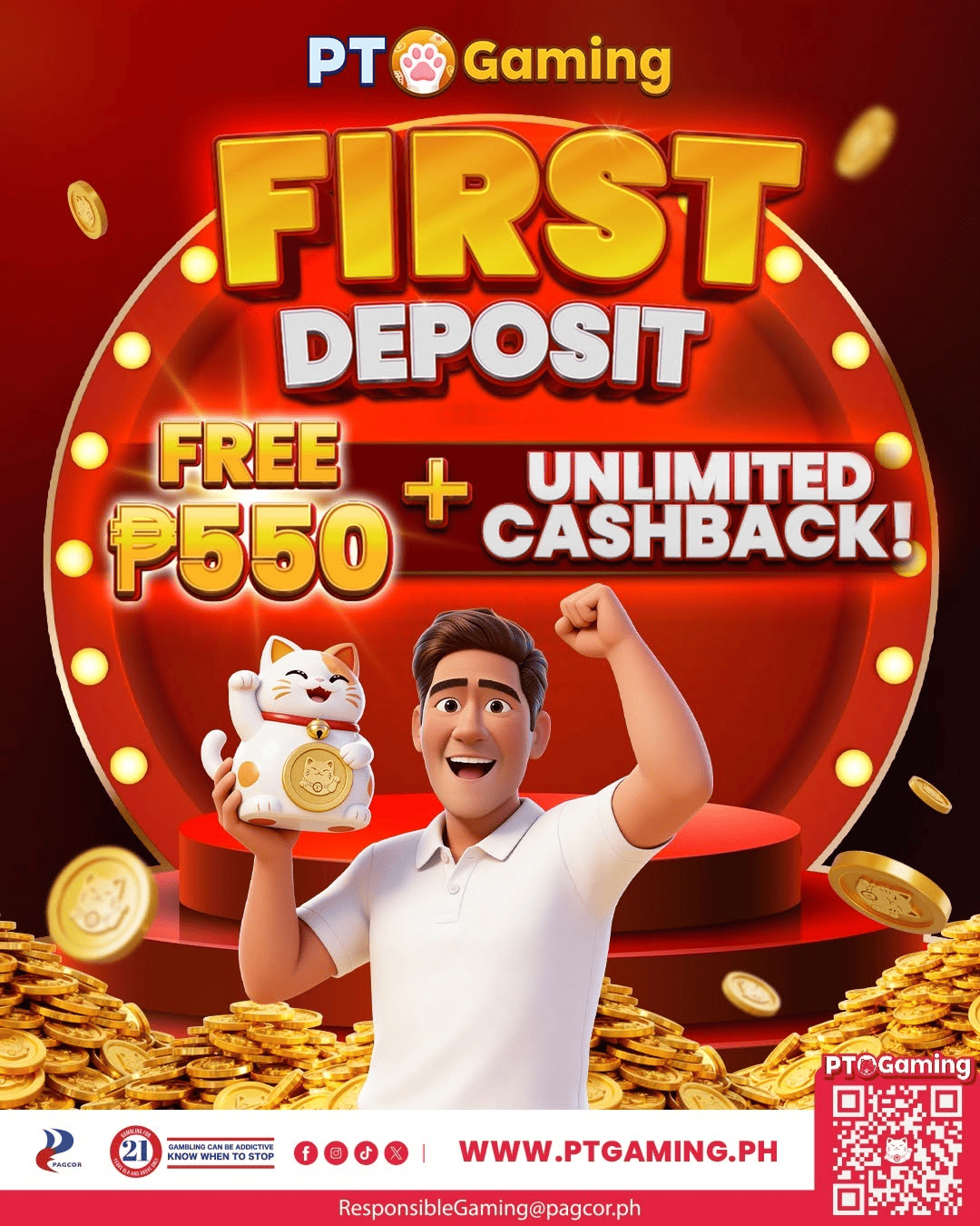 Playtime PT Gaming promotions and bonuses